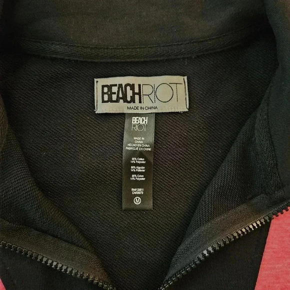 Beach Riot Maxine Half Zip Sweatshirt NWOT Medium - Picture 4 of 5